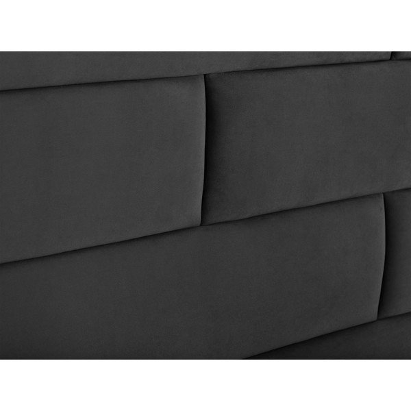 Tăblie pat Cosmopolitan New York, lățime 200 cm, gri închis-image-3
