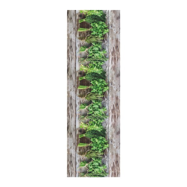 Traversă Floorita Aromatica, 58 x 140 cm, maro-verde