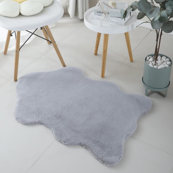 Blană gri deschis sintetică 60x90 cm Caty – Ayyildiz Carpets-image-1