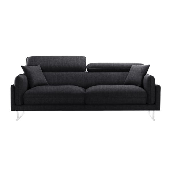Canapea cu 3 locuri L'Officiel Gigi, negru