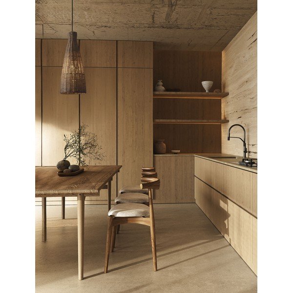 Lustră în culoare naturală din ratan ø 19,5 cm Rielo – Nova Luce-image-2