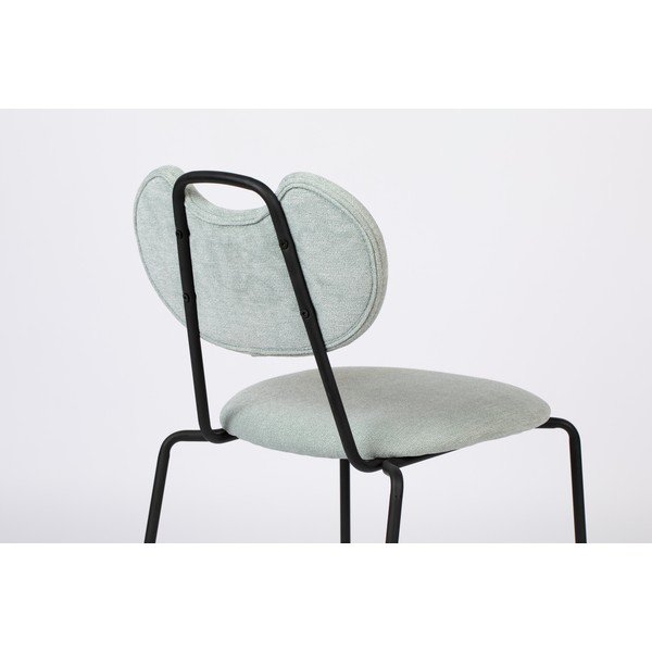 Scaune de dining verde-deschis 2 buc. Aspen – White Label-image-1