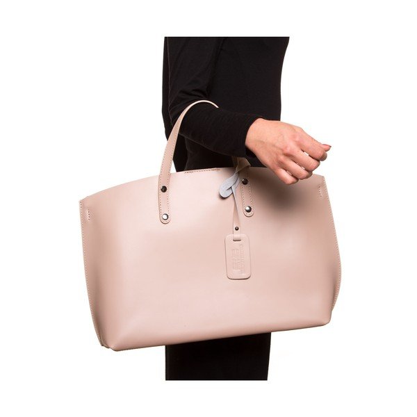 Poșetă din piele Luisa Vannini 3034 Rosa-image-3