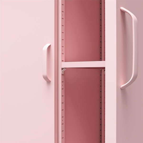 Dulap metalic roz 90x185 cm Cache - Novogratz-image-1