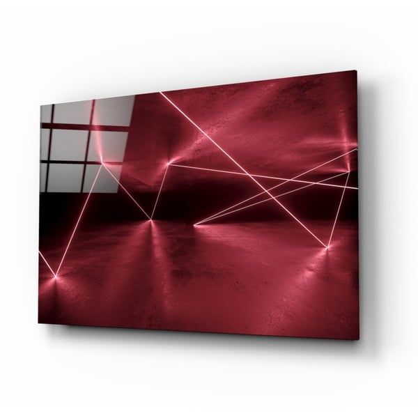 Tablou din sticlă Insigne Forbidden Area, 110 x 70 cm