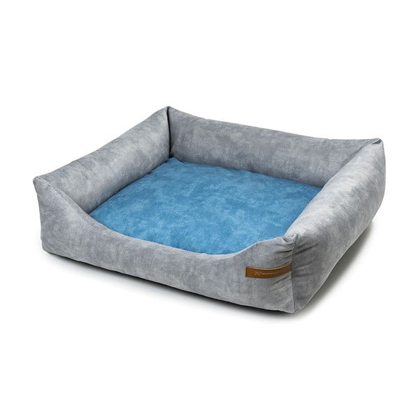 Pat   albastru-gri deschis pentru câini 65x75 cm SoftBED Eco M – Rexproduct