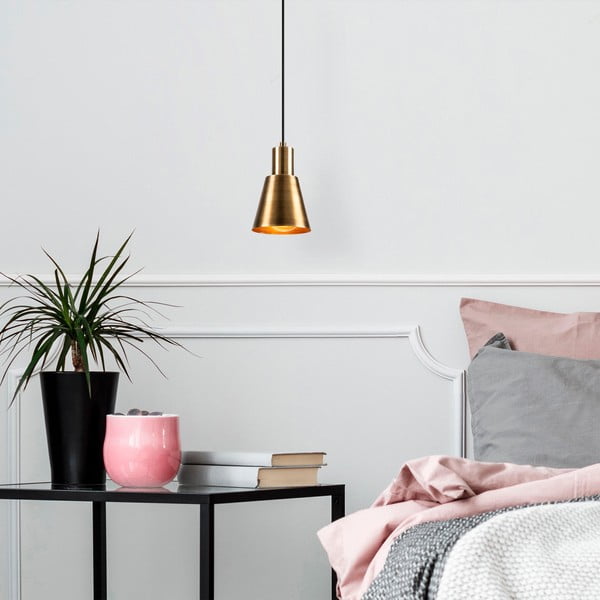 Lustră neagră/aurie ø 14 cm Kem – Opviq lights-image-3