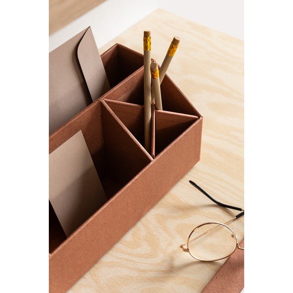 Organizator pentru papetărie din carton Elisa Restore Paper Laminate – Bigso-image-1