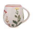 Cană albă din porțelan 240 ml Flower Garden – Dakls