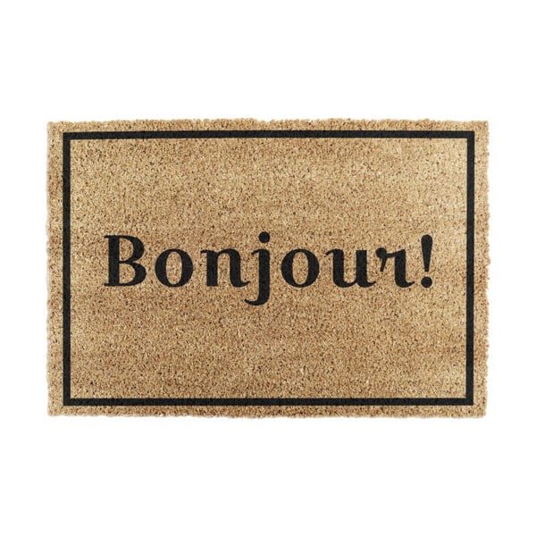 Covoraș de intrare din fibre de nucă de cocos 40x60 cm Bonjour – Artsy Doormats