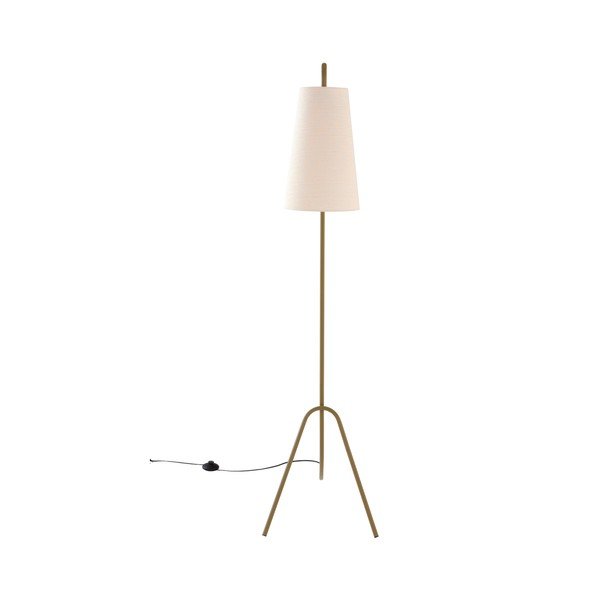 Lampadar kaki/crem cu structură flexibilă din material textil (înălțime 154 cm) Vivienne – Jotex-image-3