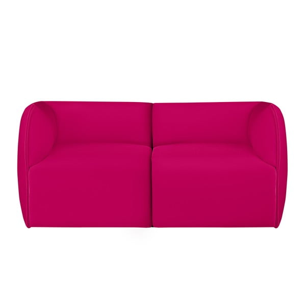 Canapea modulară cu 2 locuri Norrsken Ebbe, roz