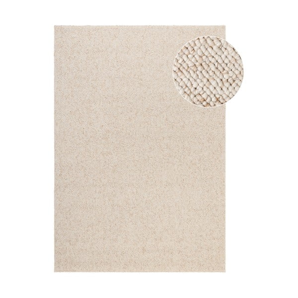 Covor crem lavabil 200x290 cm Rocco Cream – Elle Decoration