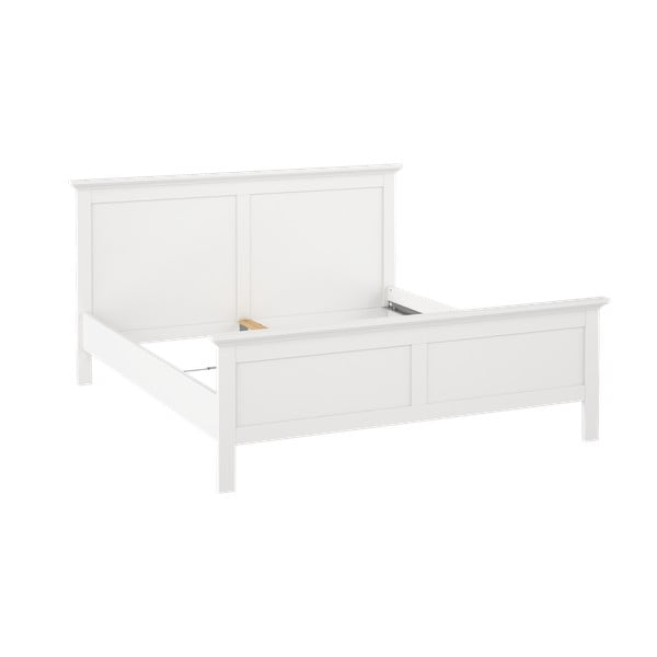 Pat matrimonial alb 160x200 cm Paris – Tvilum