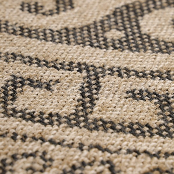 Covor de exterior negru/bej rotund ø 80 cm Comilla – Ayyildiz Carpets-image-2