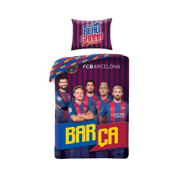Lenjerie de pat 8017 FC Barcelona, 140 x 200 cm
