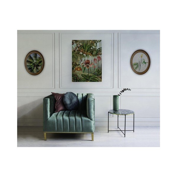 Tablou oval Velvet Atelier Palm Tree-image-1