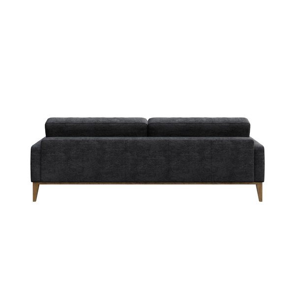 Canapea MESONICA Musso Tufted, gri închis, 210 cm-image-3