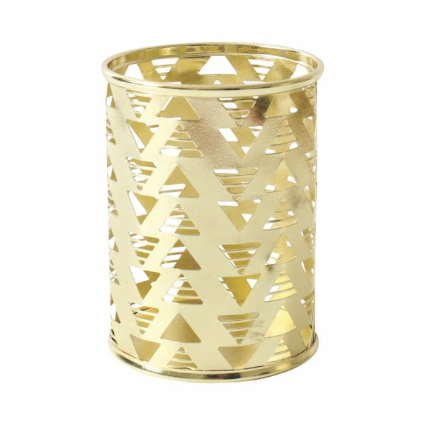 Suport metalic pentru ustensile de scris Portico Designs, auriu