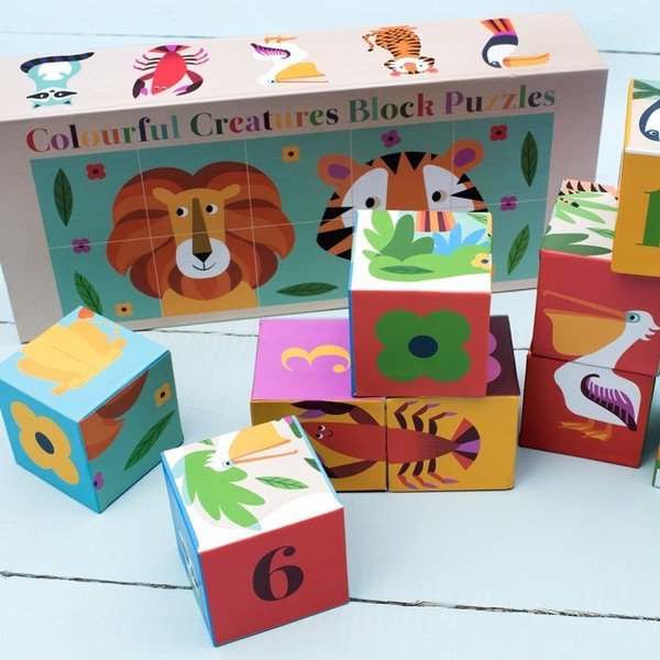 Cuburi cu poze Rex London Colourful Creatures-image-1