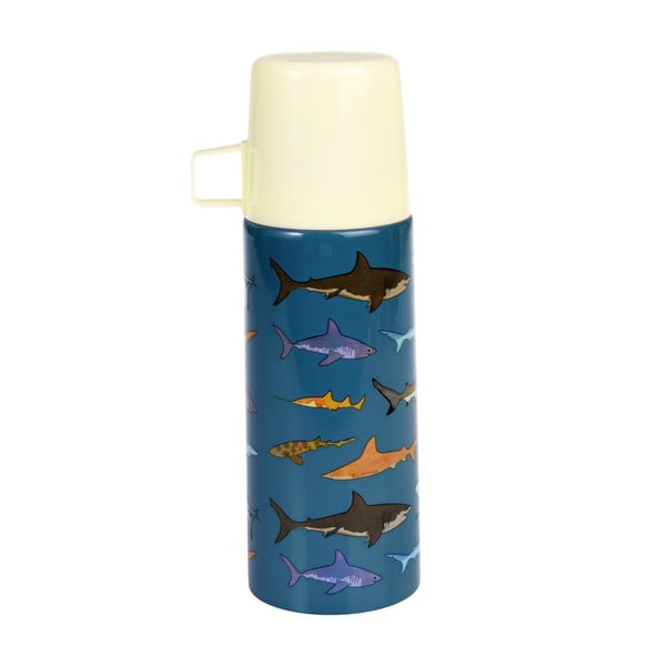 Termos albastru pentru copii 350 ml Sharks – Rex London-image-2
