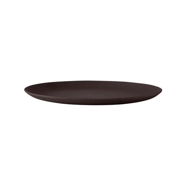 Tavă servire din bambus Villa Collection, ⌀ 22,5 cm, negru