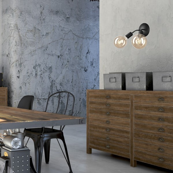 Aplică de perete neagră Viggo – LAMKUR-image-2