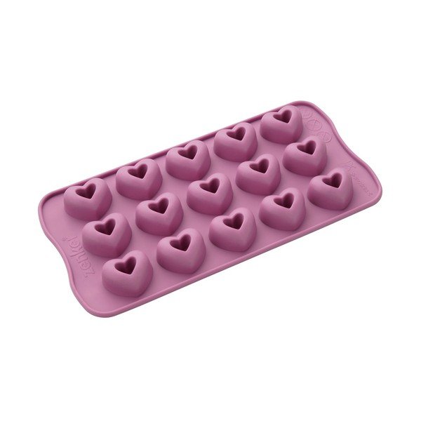 Matriță din silicon pentru ciocolată Fackelmann Sweet Sensation, roz-image-1