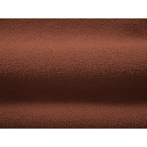 Fotoliu cărămiziu cu tapițerie din stofă bouclé Chuck – Micadoni Home-image-4