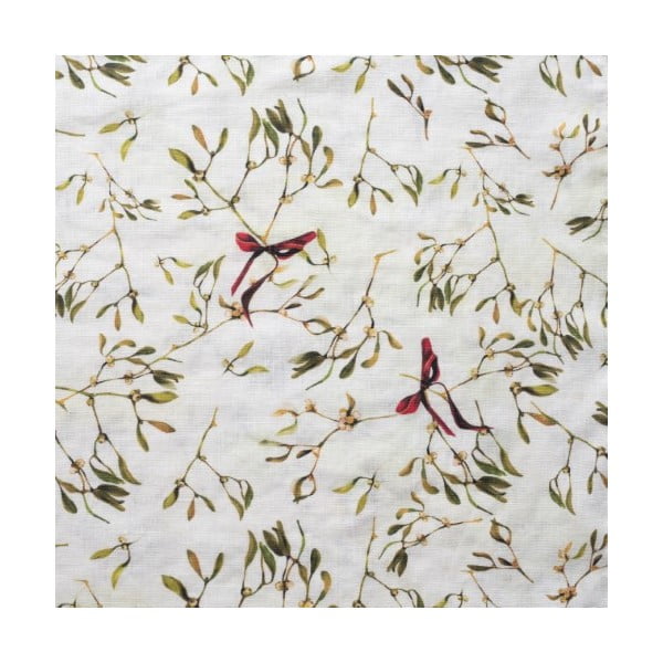 Față de pernă din in cu model de Crăciun 40x40 cm – Linen Tales-image-4