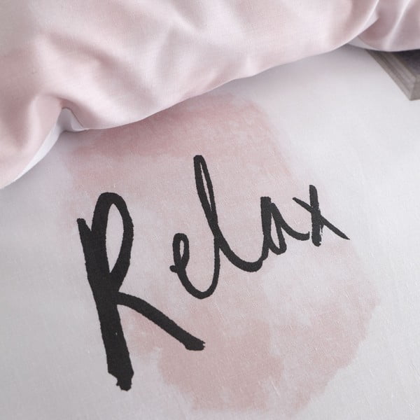 Lenjerie de pat albă/roz pentru pat dublu 200x200 cm Sleep Dreams – Catherine Lansfield-image-4