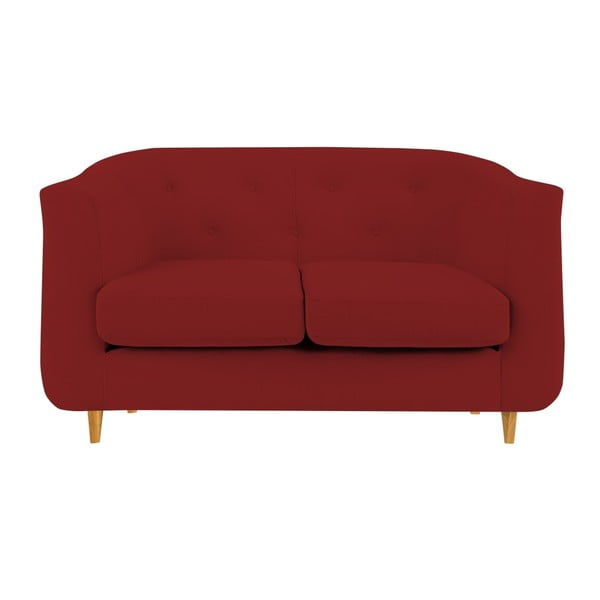 Canapea cu 2 locuri Mel Art Michael, roșu