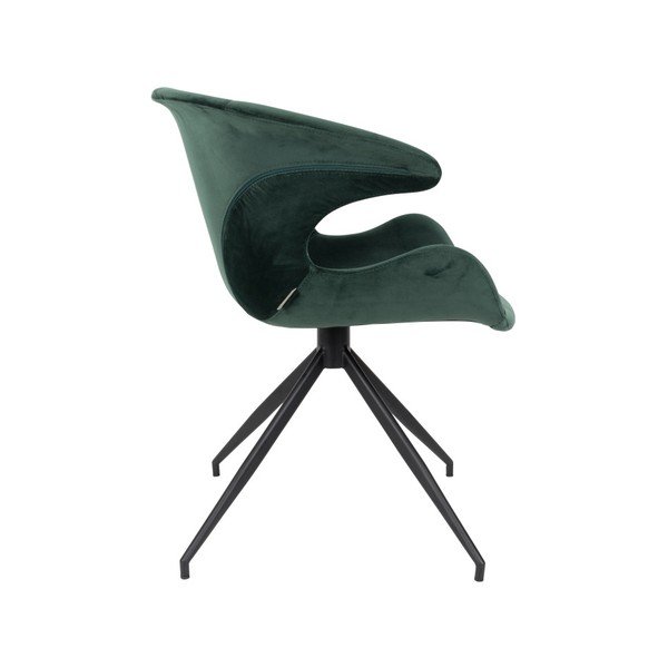 Set 2 scaune cu cotiere Zuiver Mia, verde-image-2