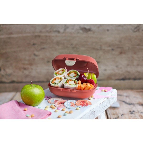 Cutie gustări pentru copii Monbento Gram Umbrella, portocaliu-image-3