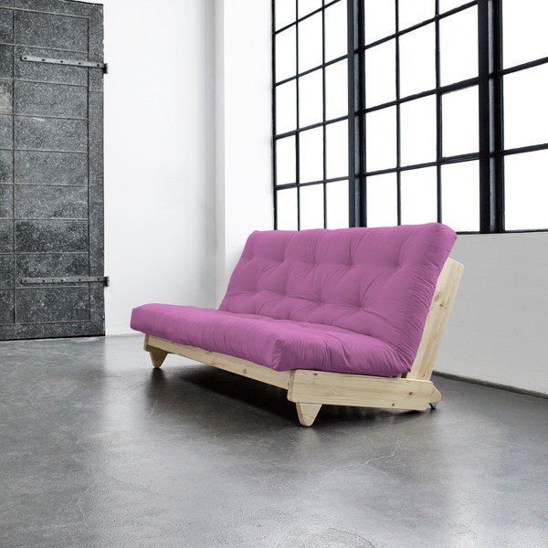 Canapea extensibilă Karup Raw/Taffy Pink-image-2