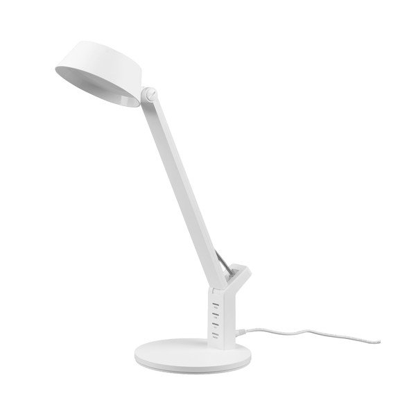 Veioză alb mat LED cu intensitate reglabilă (înălțime 40 cm) Ava – Trio