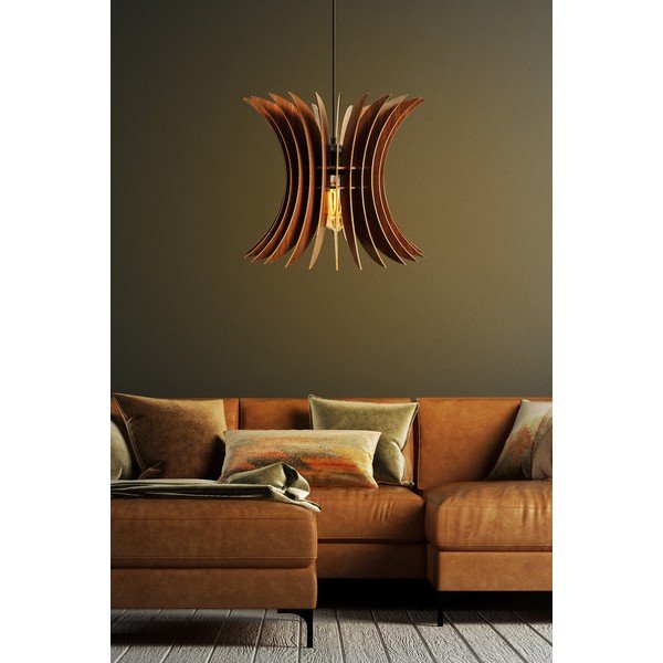Lustră în culoare naturală ø 35 cm – Opviq lights-image-1