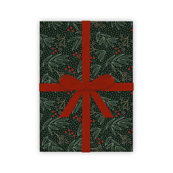 5 coli de hârtie de împachetat eleanor stuart No. 7 Winter Floral, 50 x 70 cm-image-1