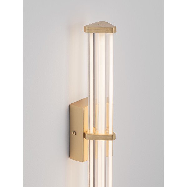 Aplică de perete auriu mat LED cu intensitate reglabilă din metal Pheme – Nova Luce-image-3
