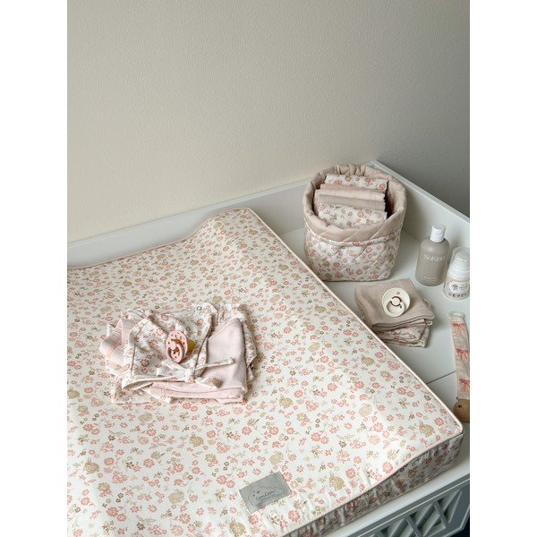 Prosopele de spălat pe corp bej 4 buc. din bumbac organic 30x30 cm Augusta – Cam Cam Copenhagen-image-1