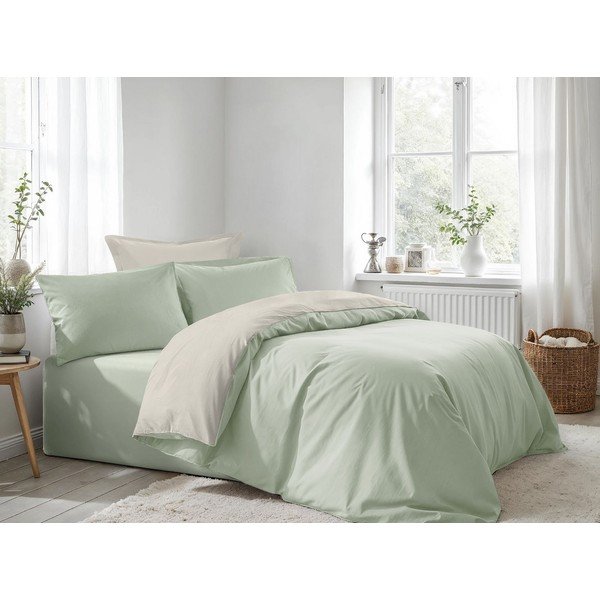 Lenjerie de pat verde-deschis pentru pat de o persoană 200x140 cm – Mijolnir