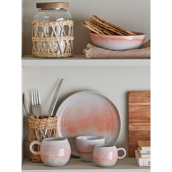 Bol mic portocaliu din gresie 525 ml Paula – Bloomingville-image-1