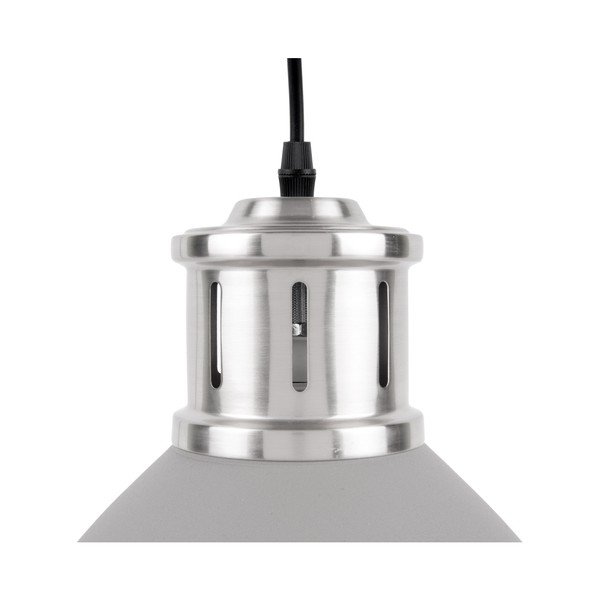 Lustră Leitmotiv Refine, ⌀ 40,5 cm, gri cu detalii argintii-image-2