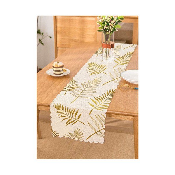 Napron de masă 45x140 cm Leaves – Minimalist Cushion Covers-image-2