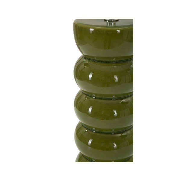Veioză albă/verde din ceramică cu abajur textil (înălțime 46 cm) Torr – Mauro Ferretti-image-3