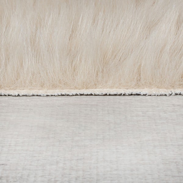 Blană crem sintetică 80x150 cm Waffle Faux Fur – Flair Rugs-image-4
