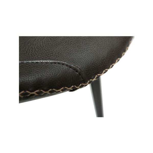 Scaun din piele artificială DAN-FORM Denmark Flair, gri-image-4