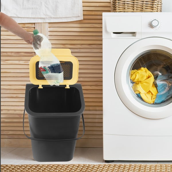 Coș de reciclare din plastic 25 l Bin – Orion-image-1