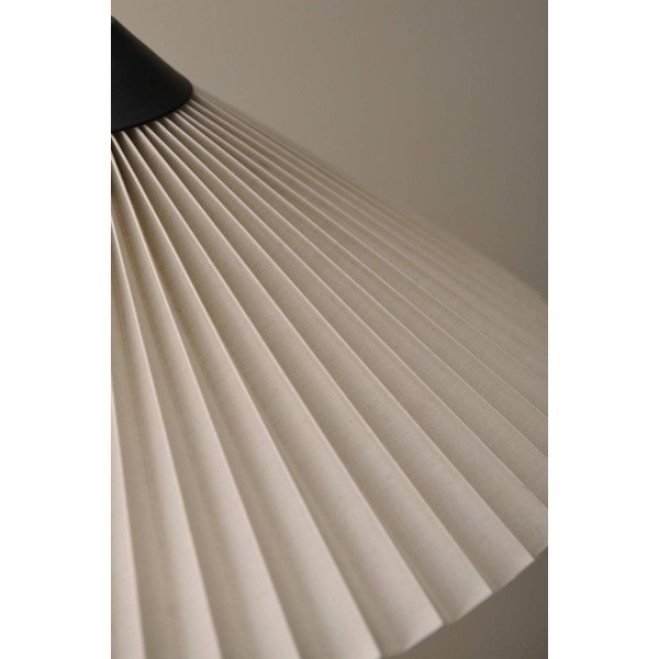 Lampadar negru/crem cu structură flexibilă din material textil (înălțime 155 cm) Kate – Ellos Home-image-2