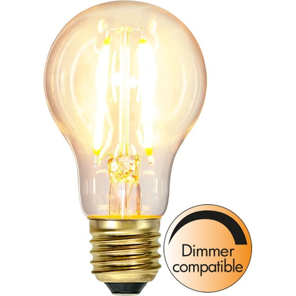 Bec LED cu filament E27, cu lumină caldă și intensitate reglabilă 7 W Soft Glow – Star Trading-image-2